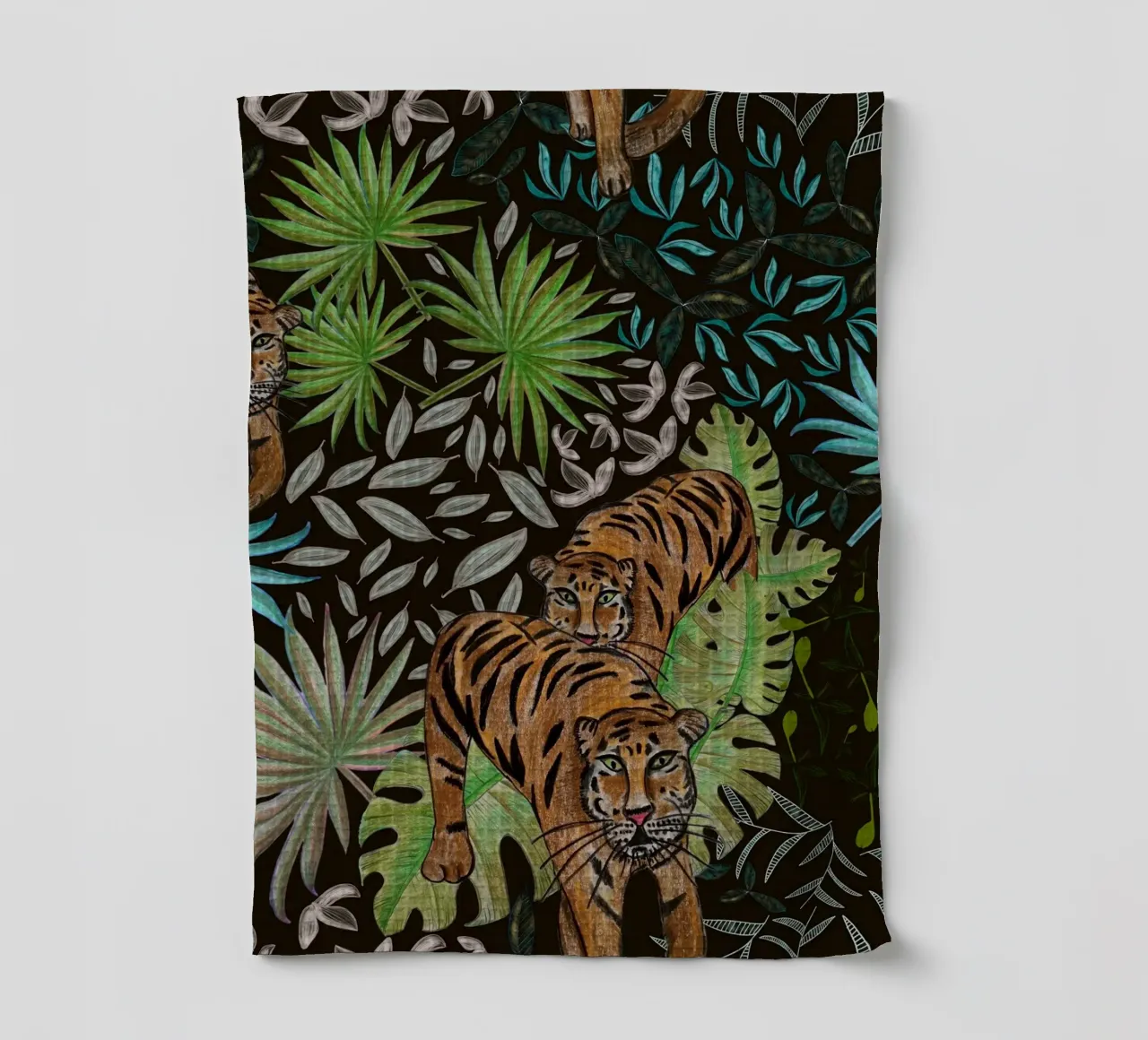Tigre e foresta canovaccio da cucina da gulsengunel