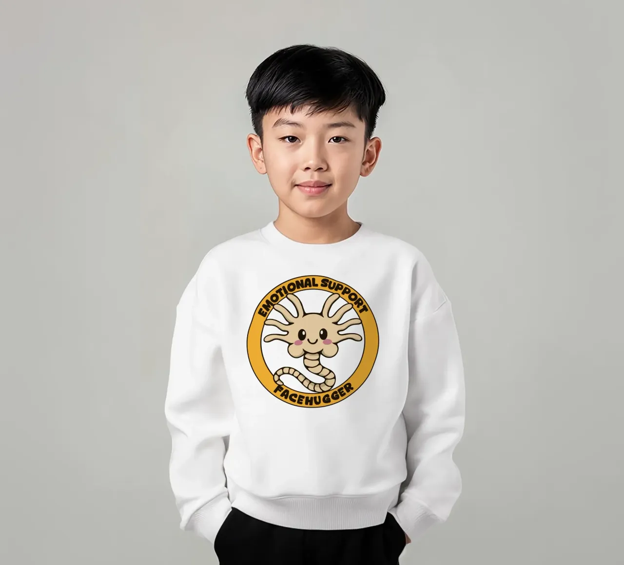 Supporto emotivo Facehugger felpa bambino da Loobs