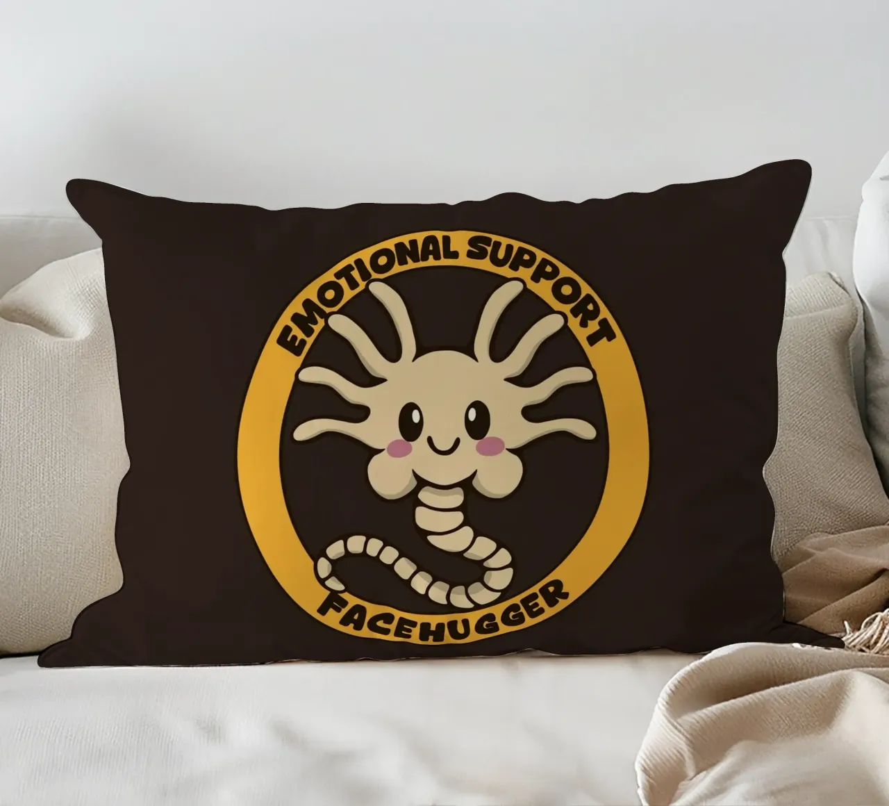 Supporto emotivo Facehugger cuscino da Loobs