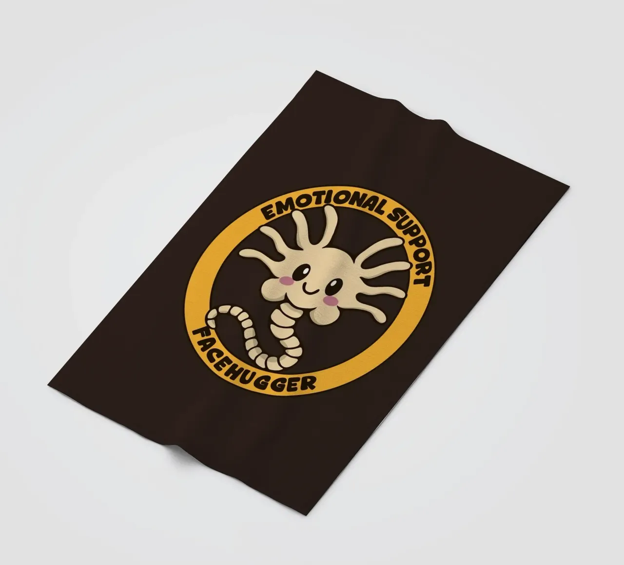 Supporto emotivo Facehugger coperta in pile da Loobs