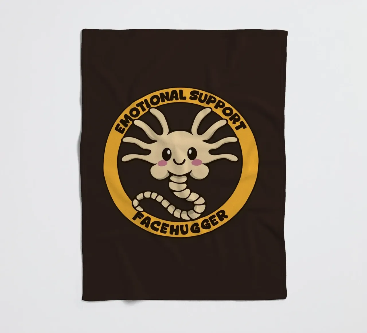 Supporto emotivo Facehugger coperta in pile da Loobs