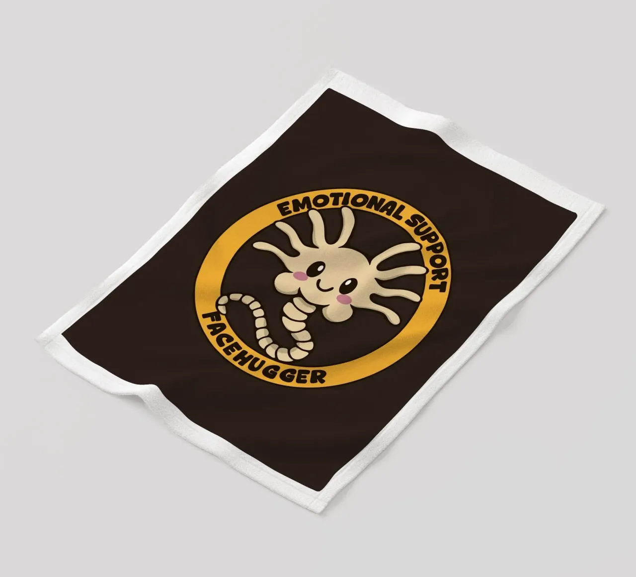 Supporto emotivo Facehugger coperta in pile da Loobs
