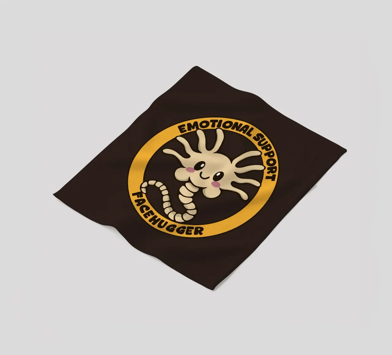 Supporto emotivo Facehugger coperta in pile da Loobs