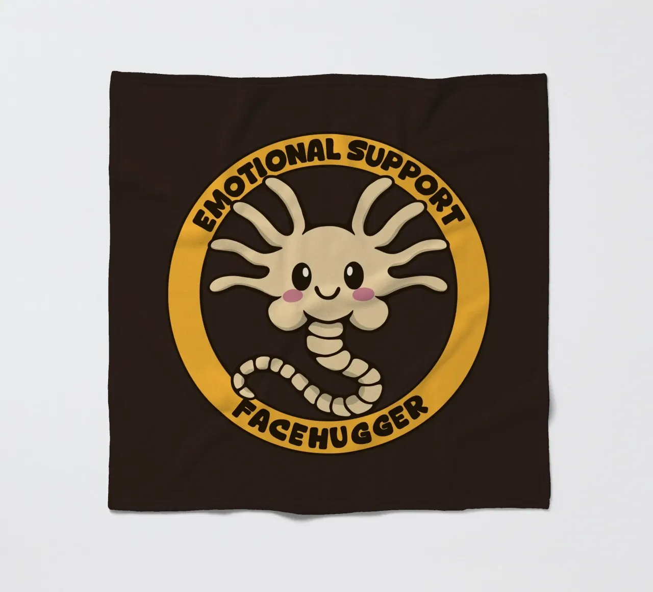 Supporto emotivo Facehugger coperta in pile da Loobs