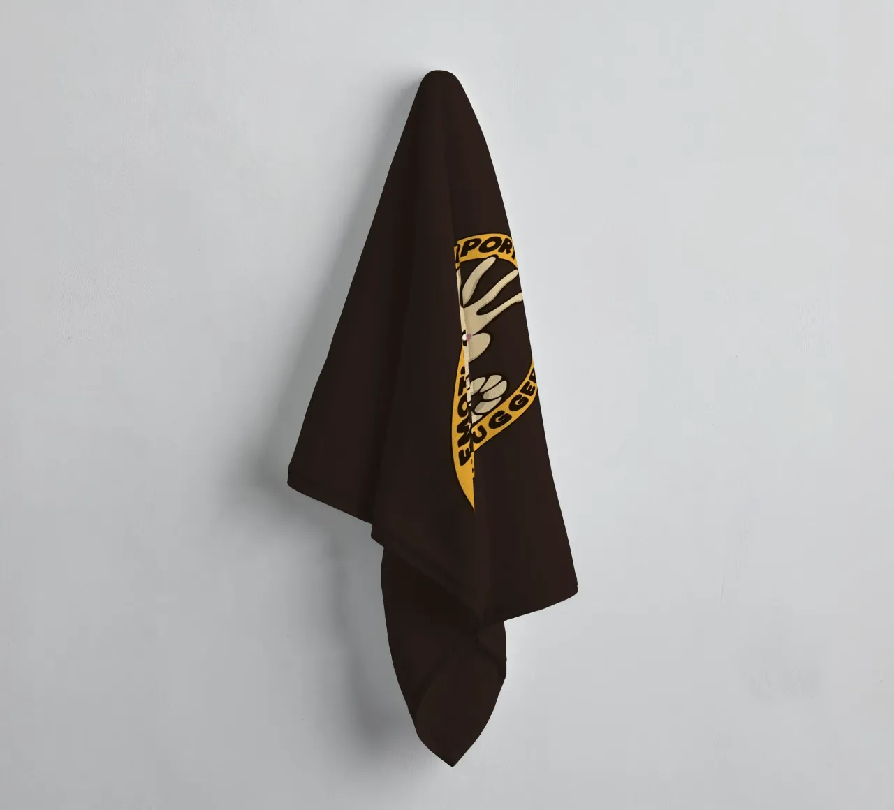 Supporto emotivo Facehugger asciugamano da bagno da Loobs