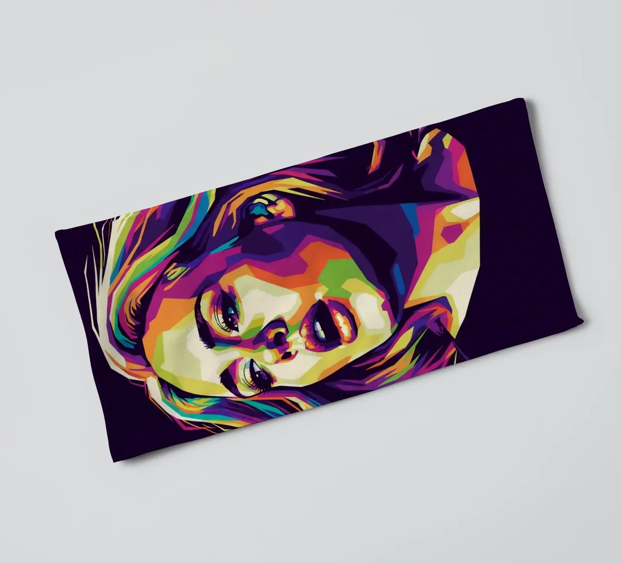 Adele pop art portrait #1 towel by Hantamrata