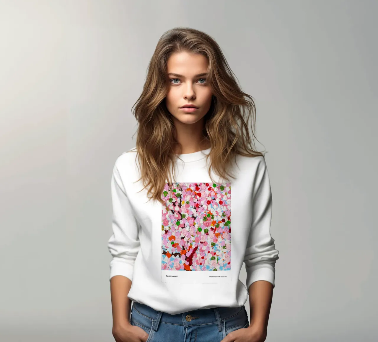 Fiori di ciliegio - Damien Hirst felpa da Romeyoprints