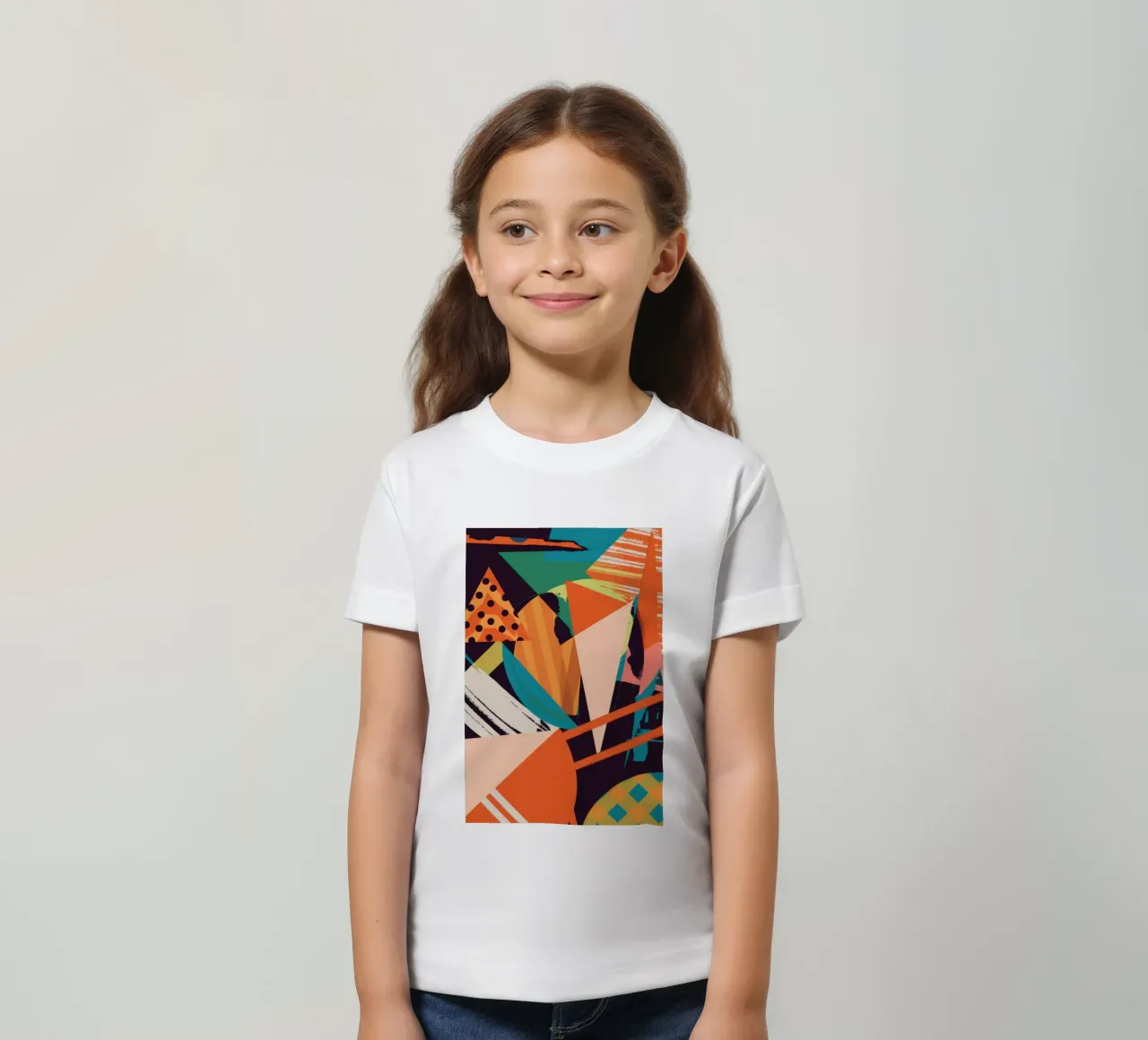 Collisione dinamica delle forme t-shirt bambini da Nova Glaze