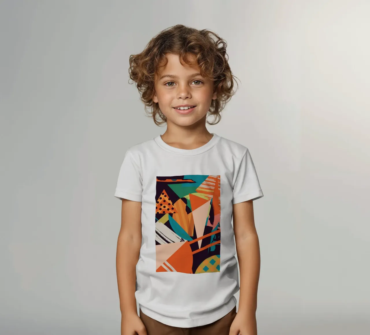 Collisione dinamica delle forme t-shirt bambini da Nova Glaze