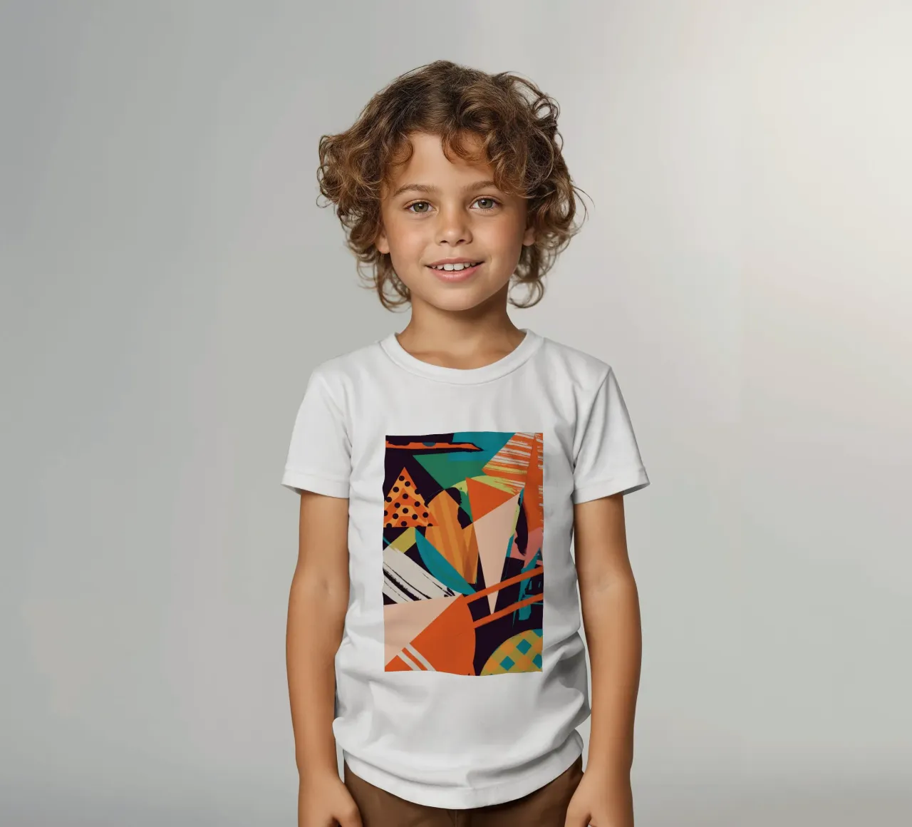 Collisione dinamica delle forme t-shirt bambini da Nova Glaze