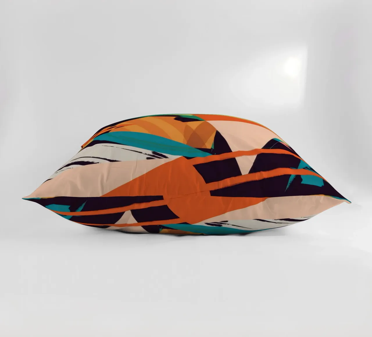 Dynamic Shape Collision decorative cushion by Nova Glaze