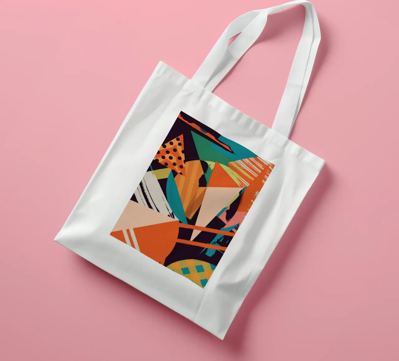 Dynamic Shape Collision tote bag by Nova Glaze