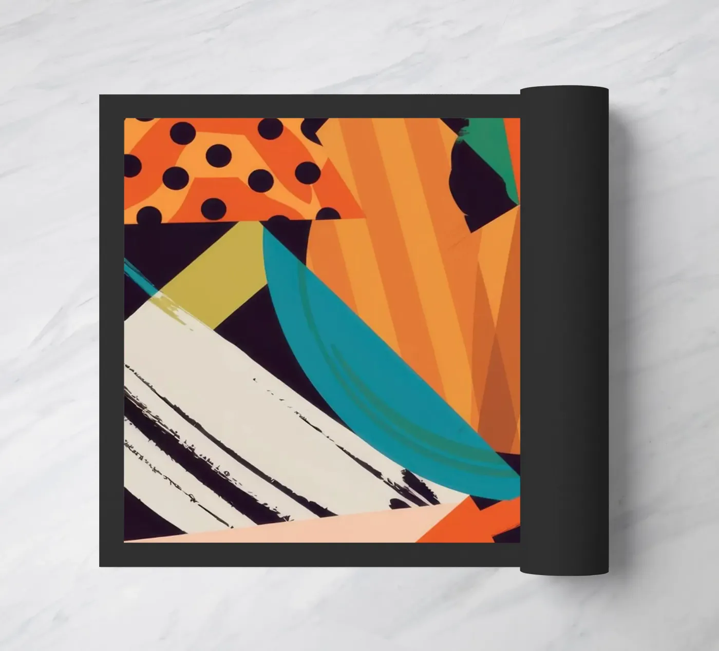 Dynamic Shape Collision Fußmatte von Nova Glaze