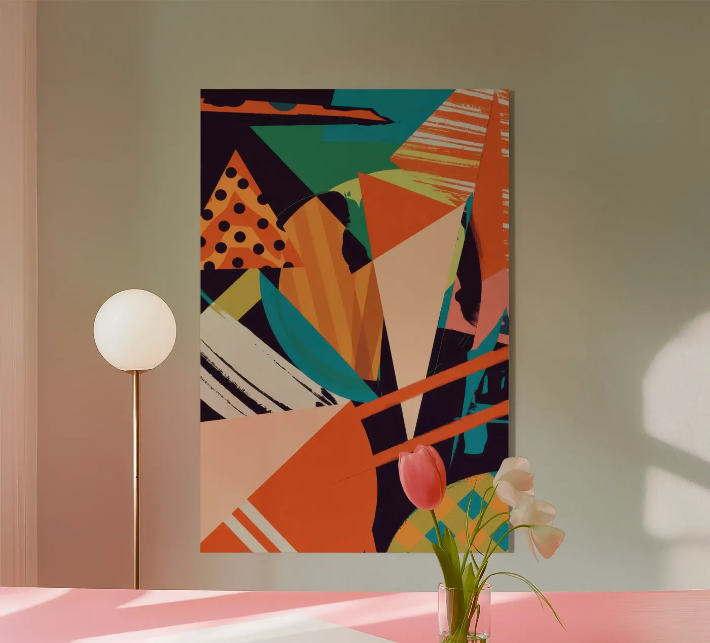 Dynamic Shape Collision plexiglas de Nova Glaze