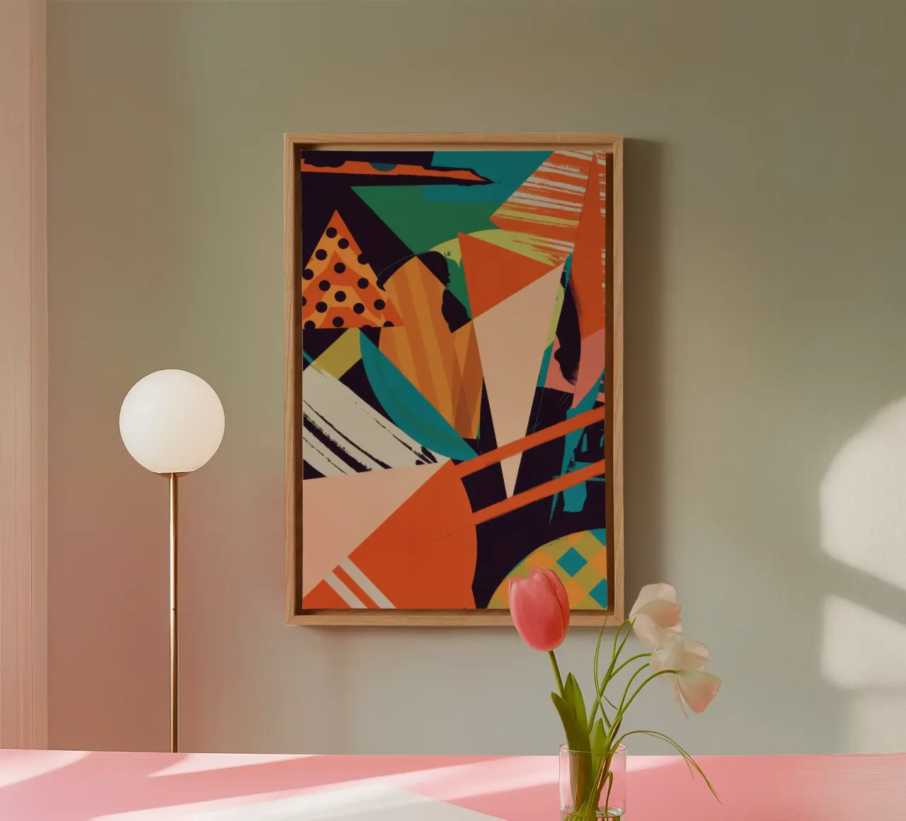 Dynamic Shape Collision canvas by Nova Glaze