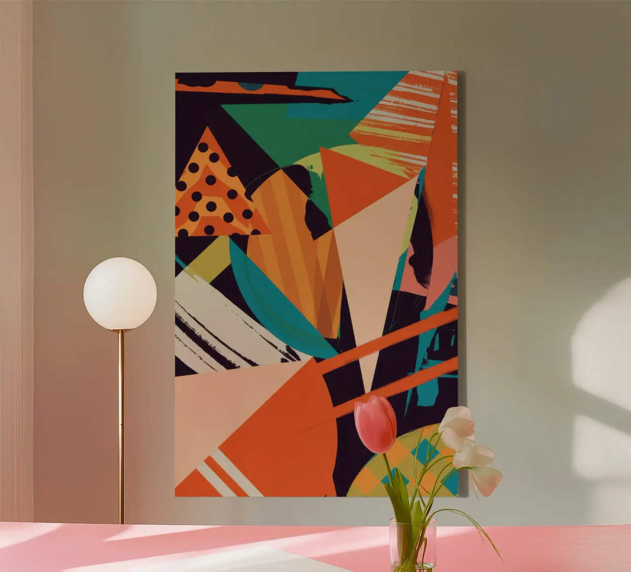 Dynamic Shape Collision canvas by Nova Glaze