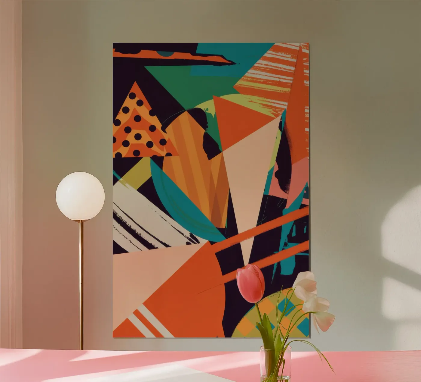 Dynamic Shape Collision poster de Nova Glaze