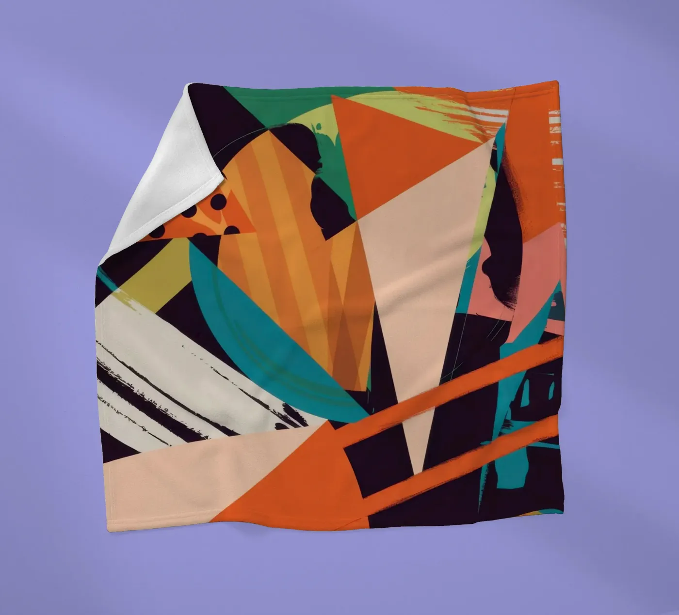 Dynamic Shape Collision Fleecedecke von Nova Glaze