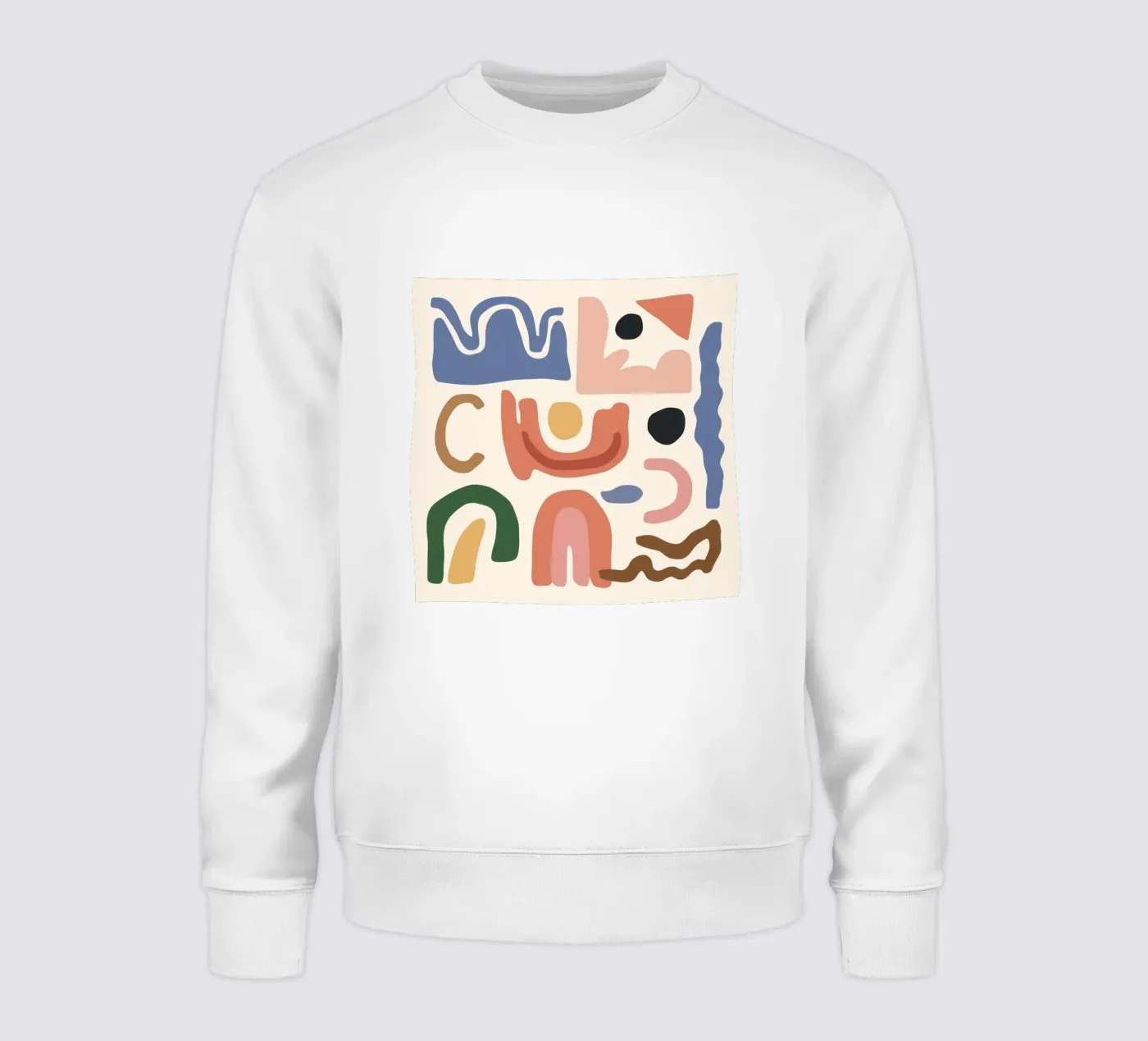 Boho Shape Assembly sweat de Snow Mist