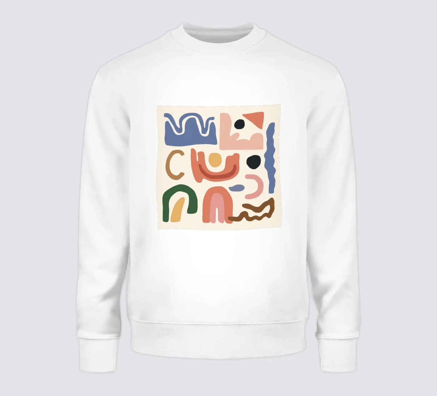 Boho Shape Assembly sweat de Snow Mist