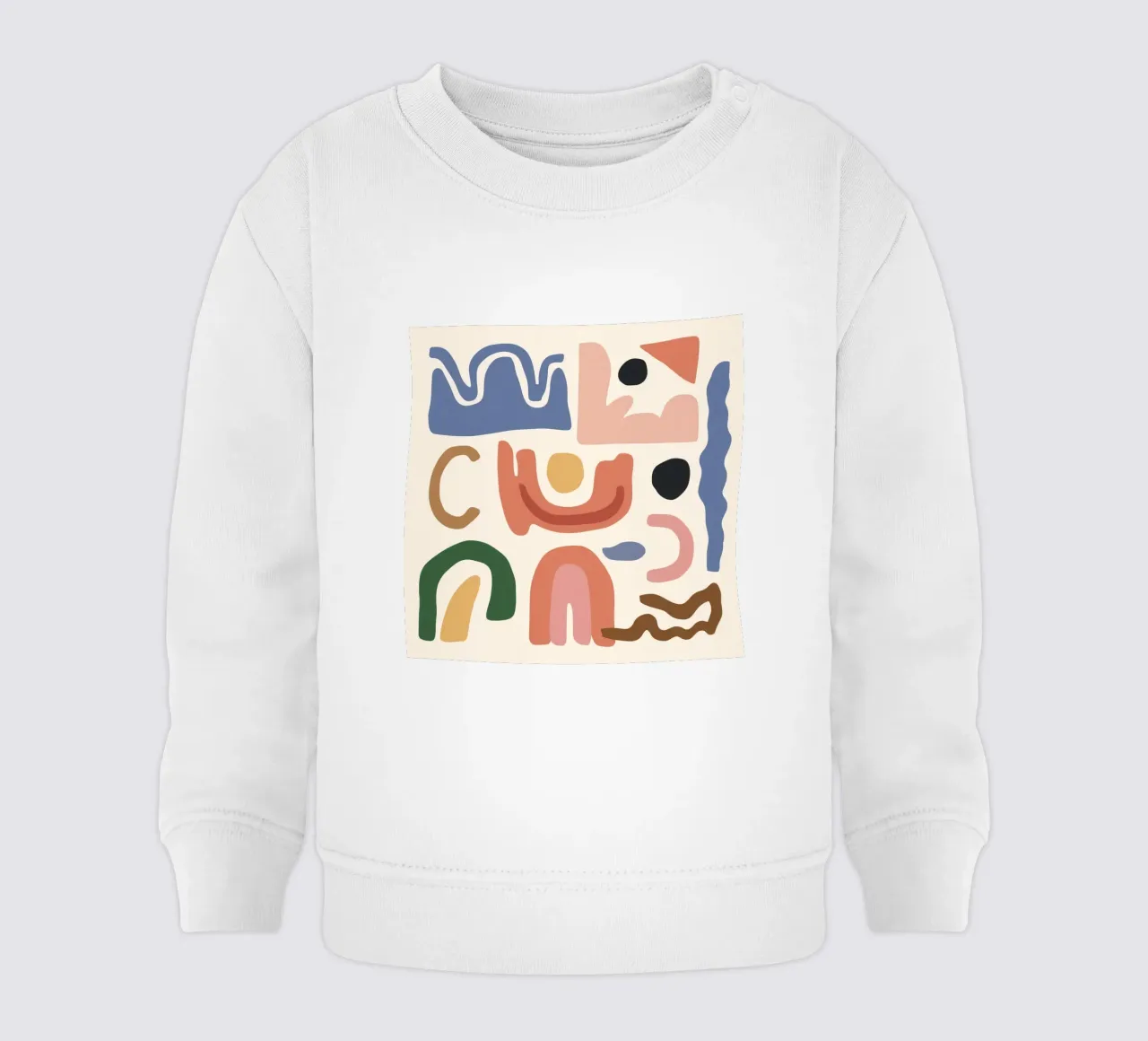 Assemblaggio della forma Boho felpa neonato da Snow Mist