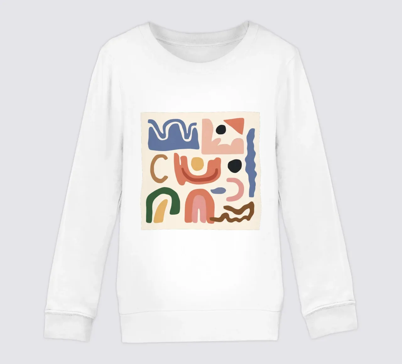 Assemblaggio della forma Boho felpa bambino da Snow Mist