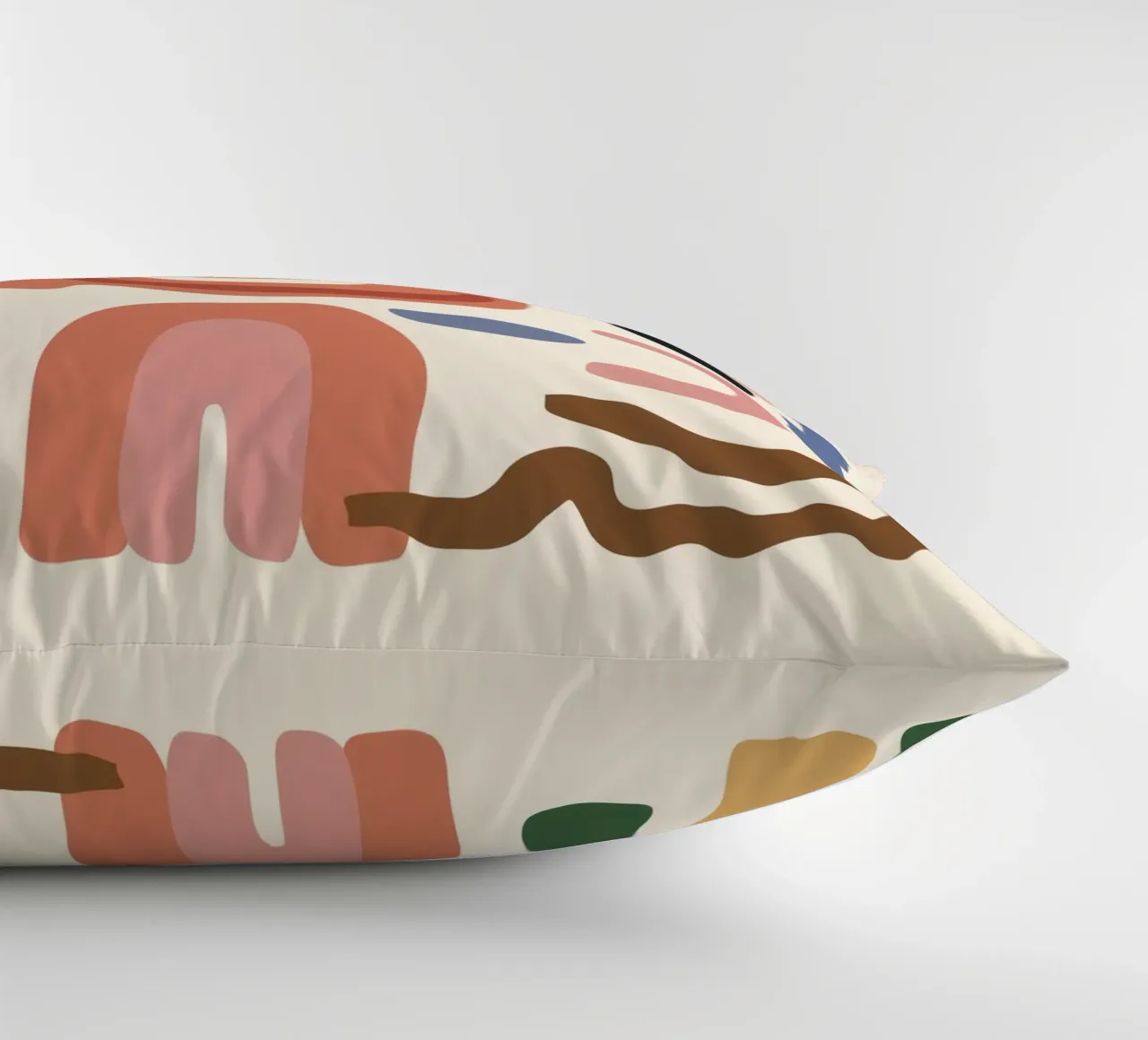 Boho Shape Assembly decorative cushion by Snow Mist