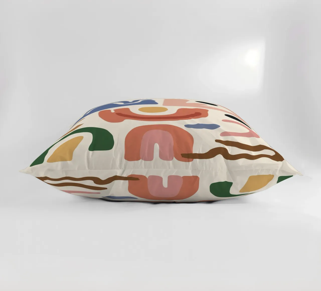 Boho Shape Assembly decorative cushion by Snow Mist