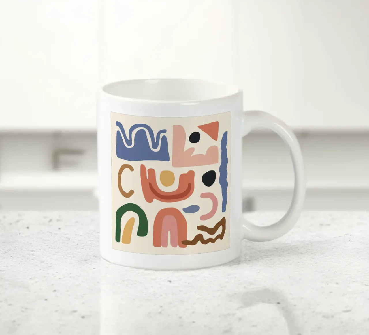 Assemblaggio della forma Boho tazza in ceramica da Snow Mist