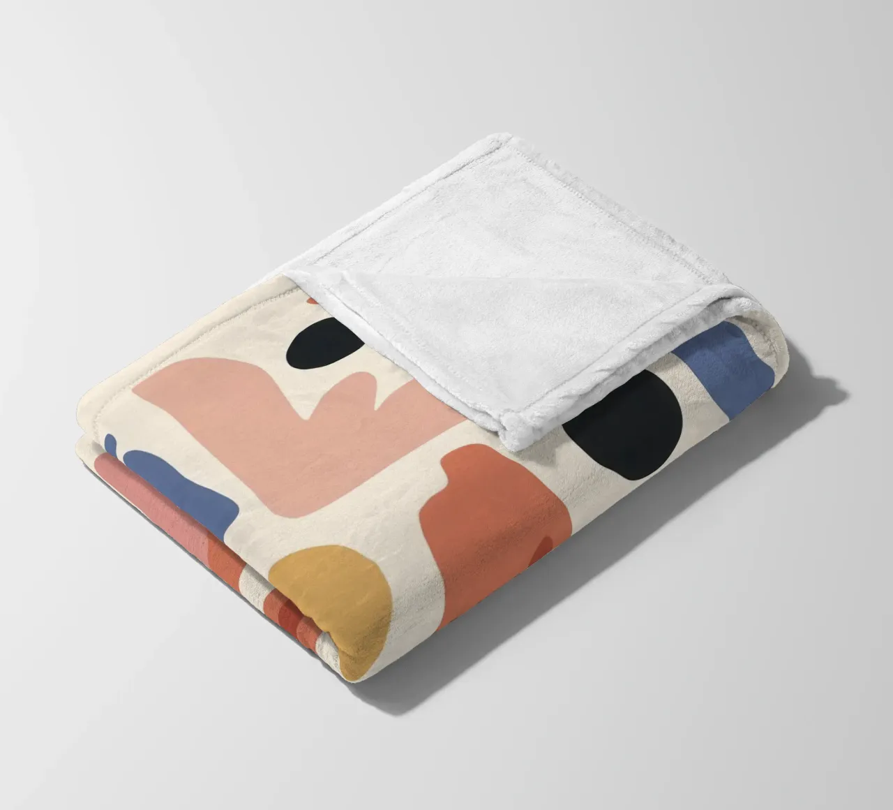 Boho Vorm Montage fleecedeken van Snow Mist