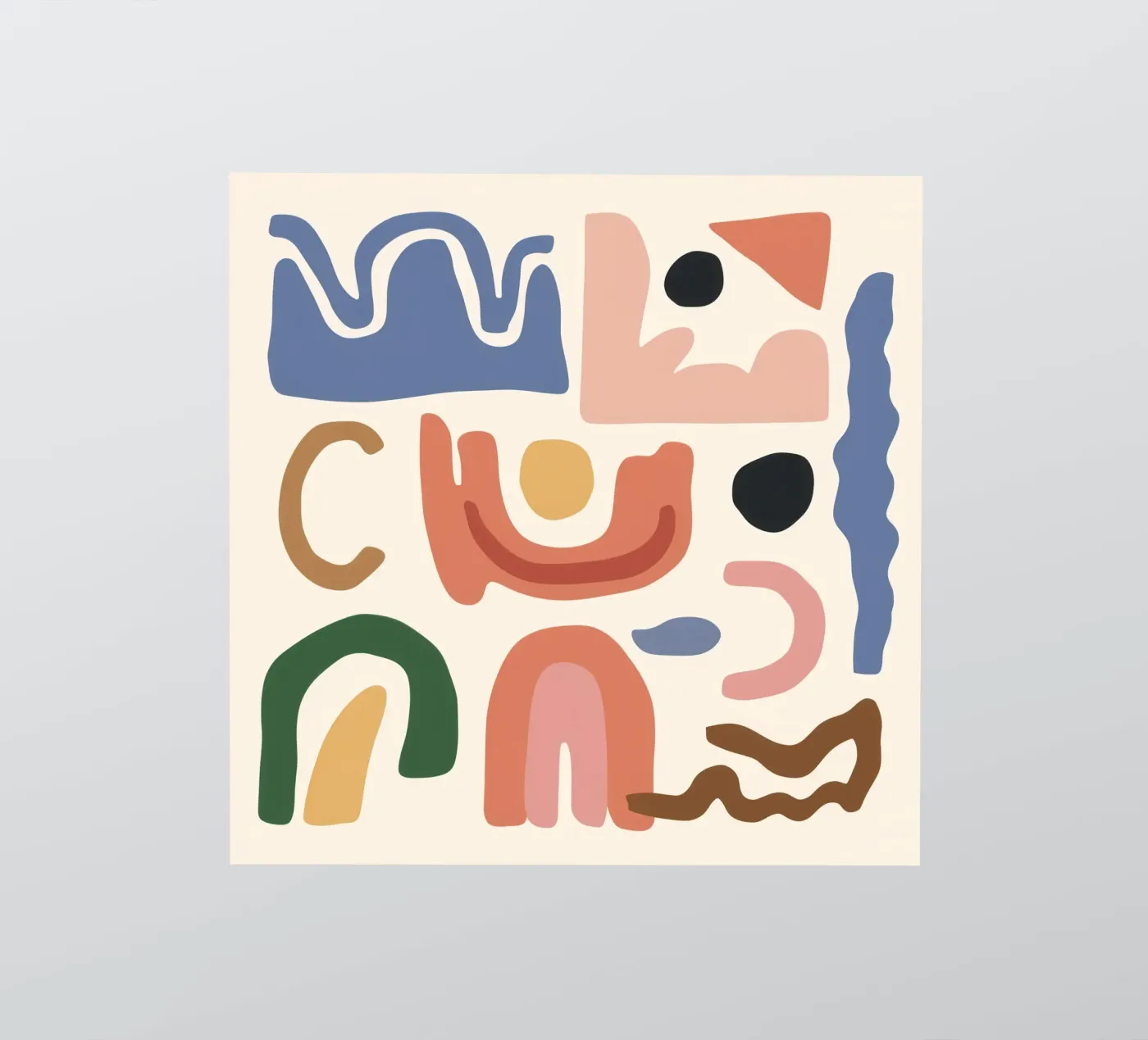 Boho Shape Assembly sticker by Snow Mist