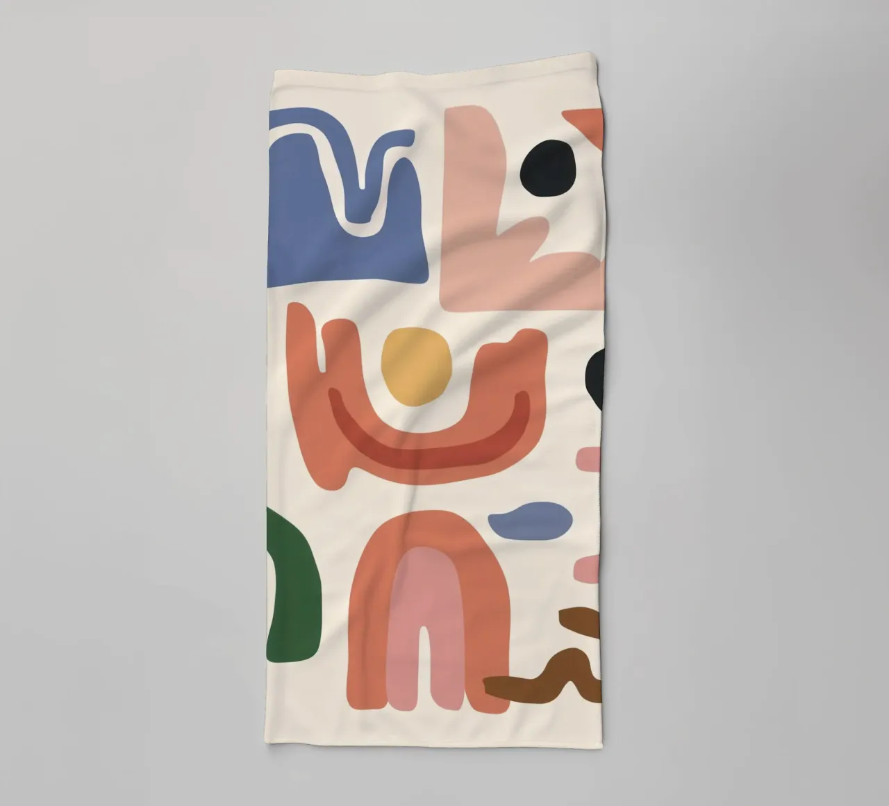 Boho Shape Assembly towel by Snow Mist