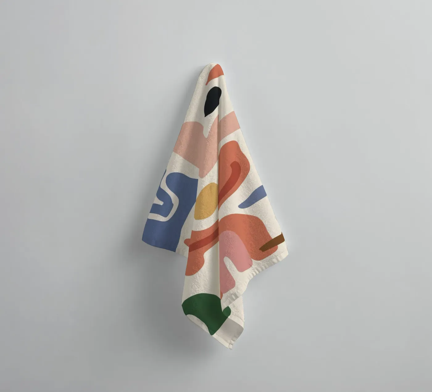 Boho Shape Assembly towel by Snow Mist