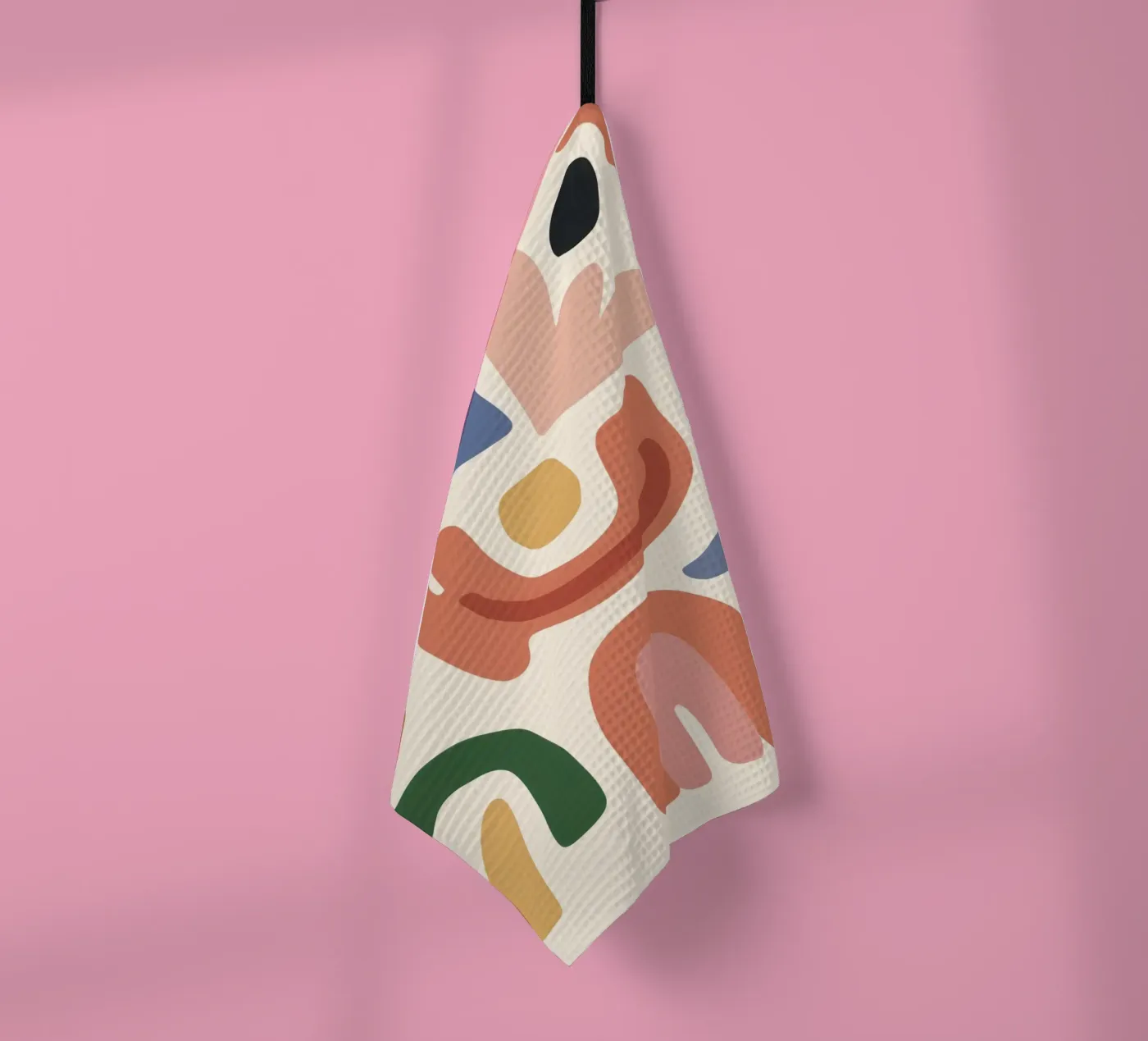 Boho Vorm Montage theedoek van Snow Mist