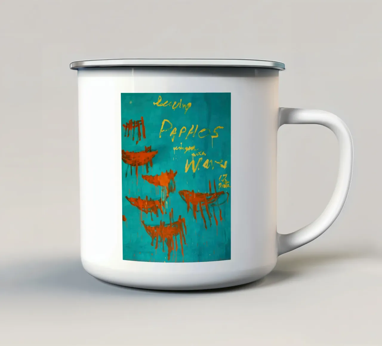 twombly lascia paphos tazza in smalto da Albertopant