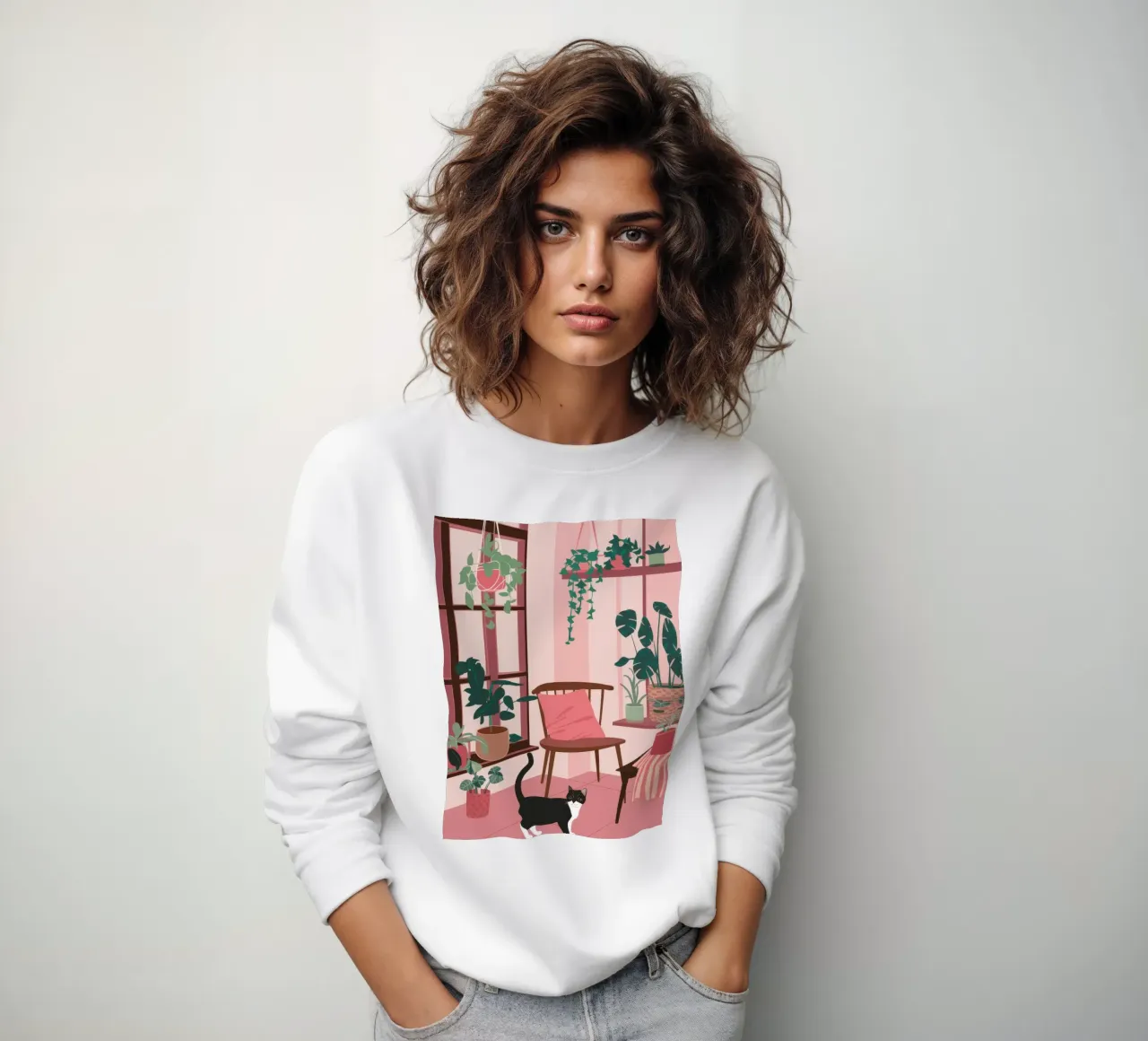 Camera rosa con gatto felpa da Nova Glaze