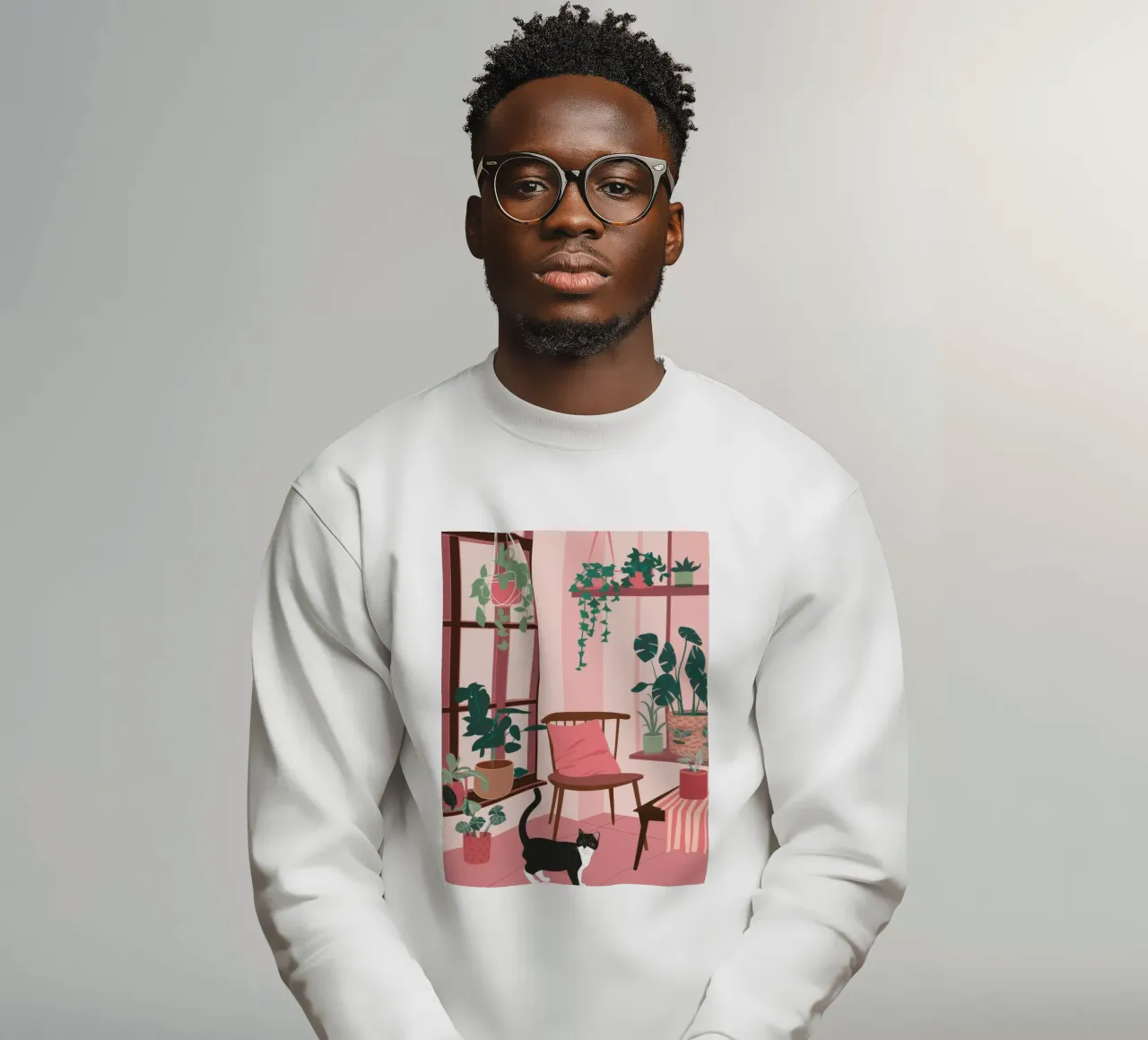 Camera rosa con gatto felpa da Nova Glaze