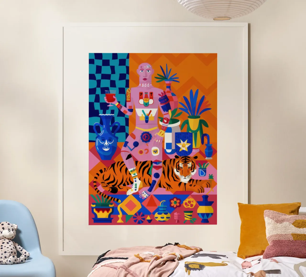Oasi della tigre cromatica poster da Scaller Stars