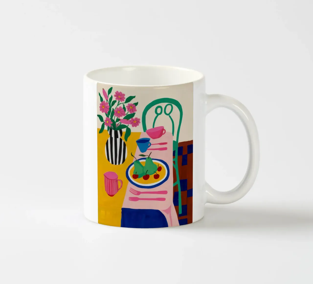 L'ora del tè in stile bohémien tazza in ceramica da Nova Glaze