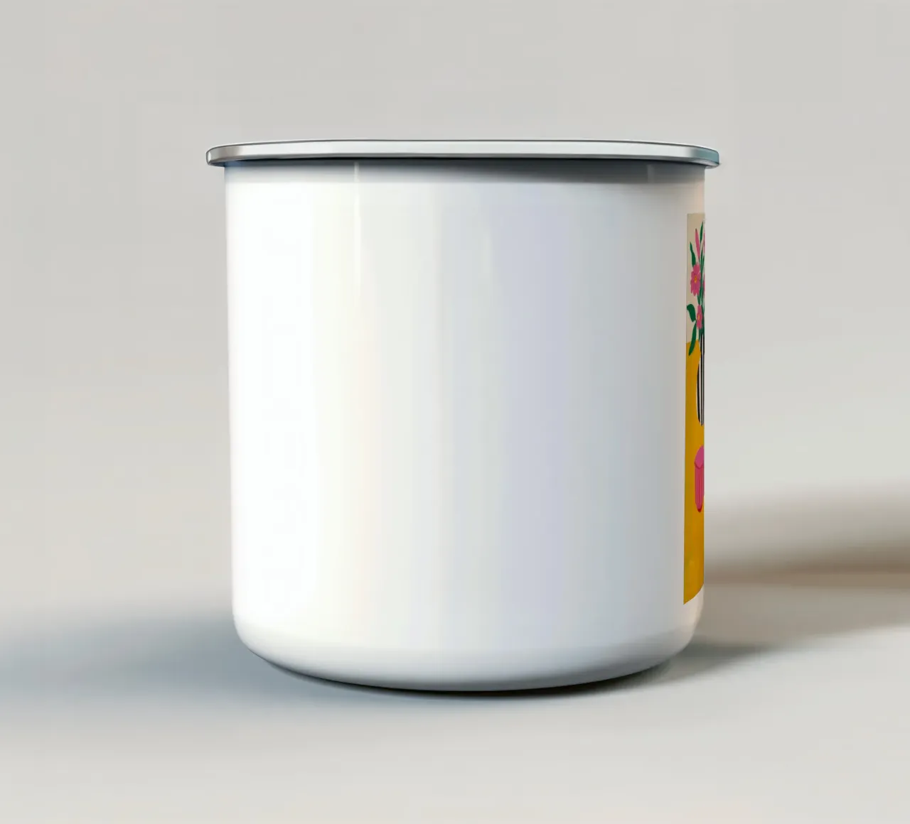 L'ora del tè in stile bohémien tazza in smalto da Nova Glaze