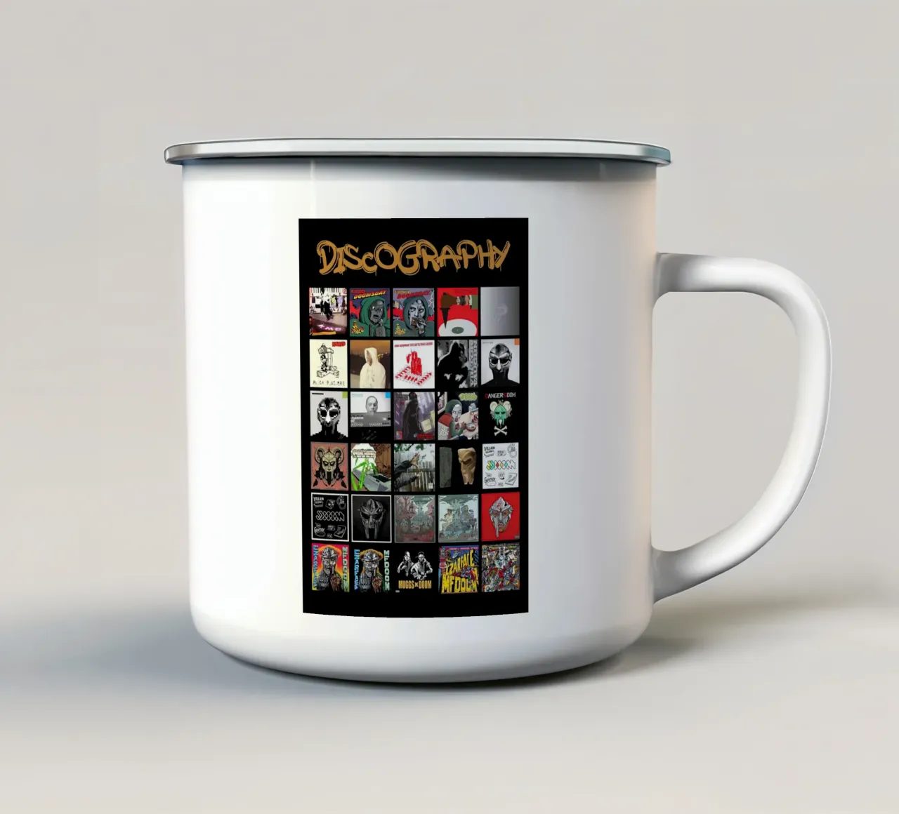 Mf Doom Discografia tazza in smalto da shiners