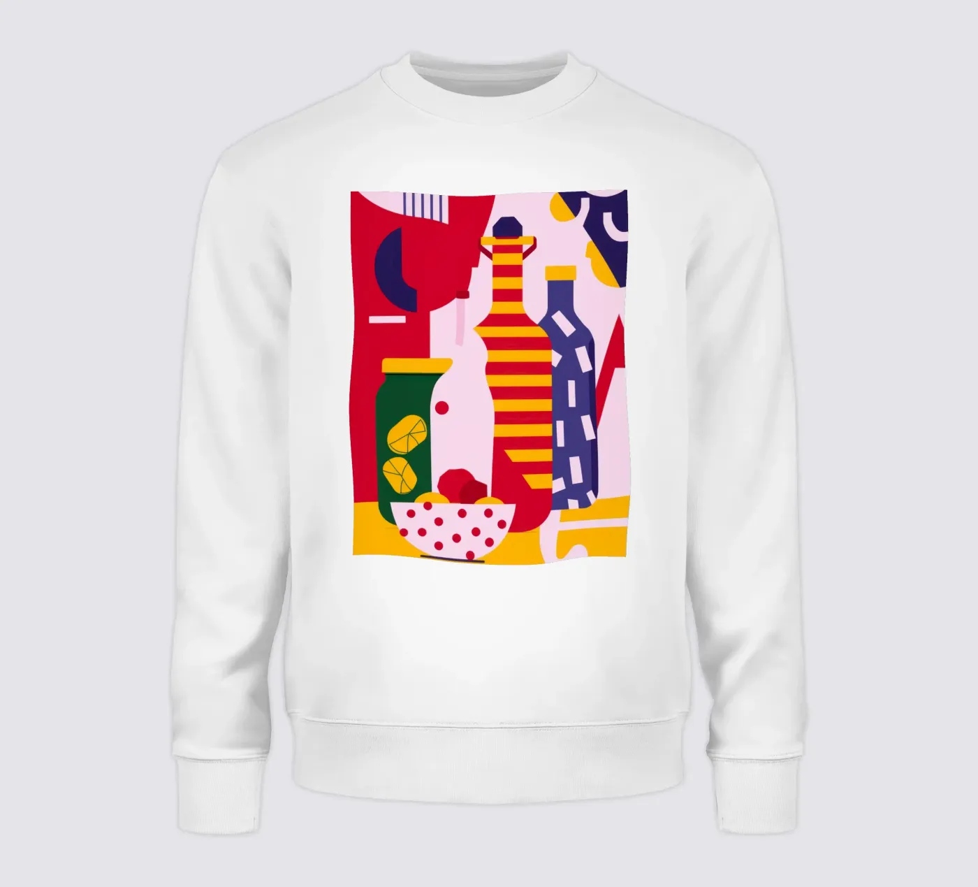 Abstract Kitchen Essentials sweatshirt by Nova Glaze