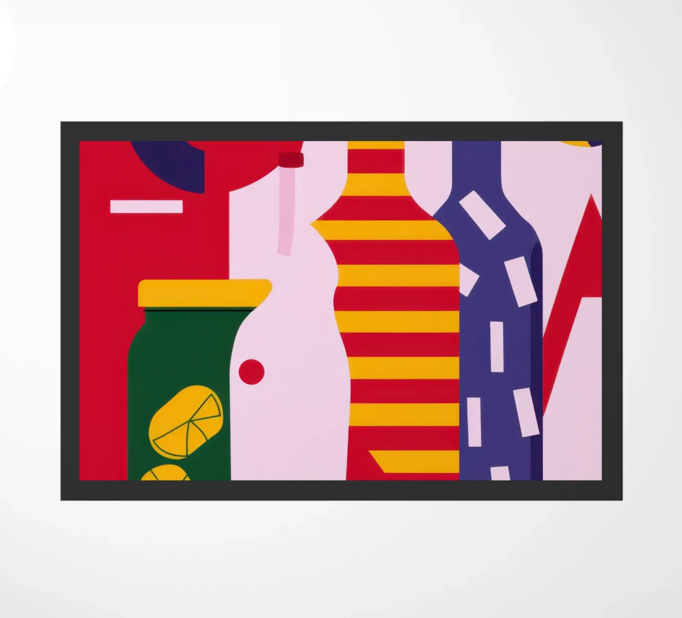 Abstract Kitchen Essentials doormat by Nova Glaze