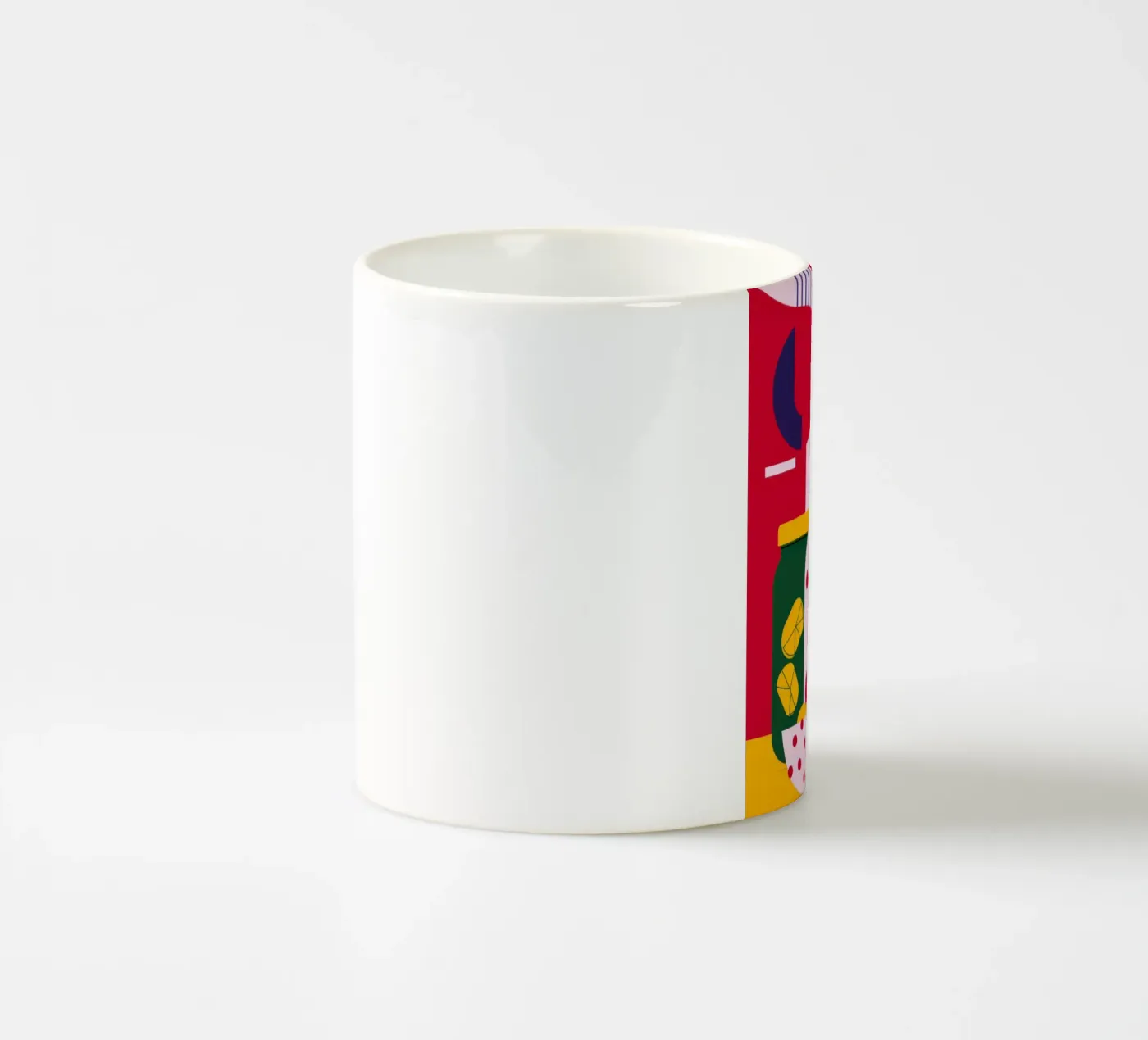 Abstract Kitchen Essentials ceramic mug by Nova Glaze