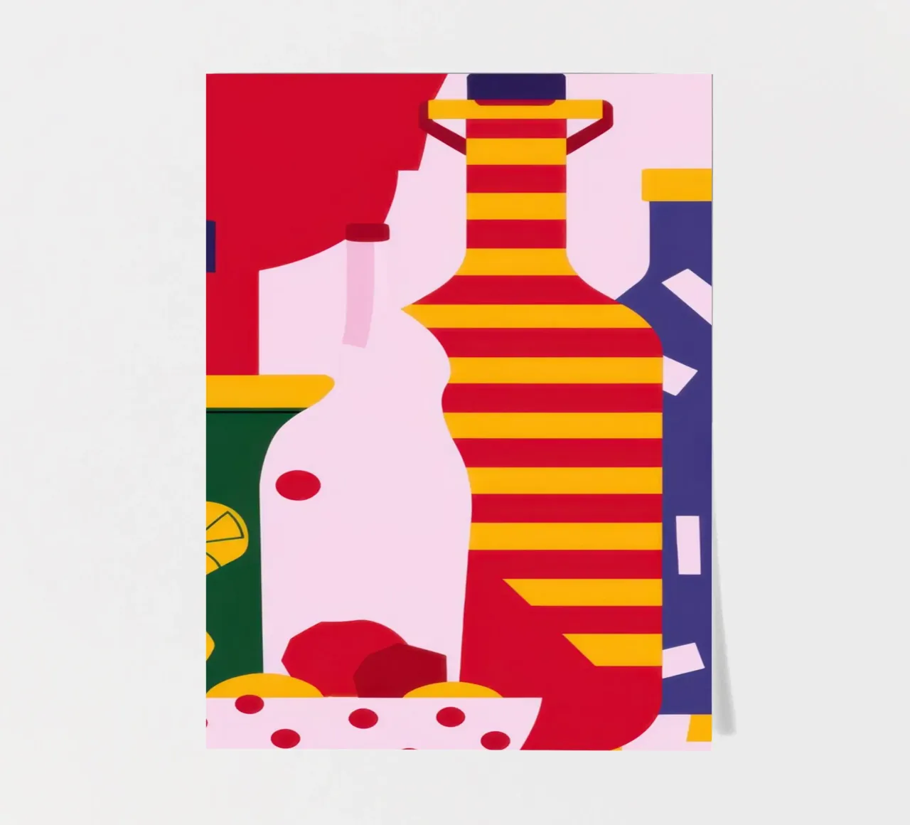 Abstract Kitchen Essentials sticker sheet by Nova Glaze