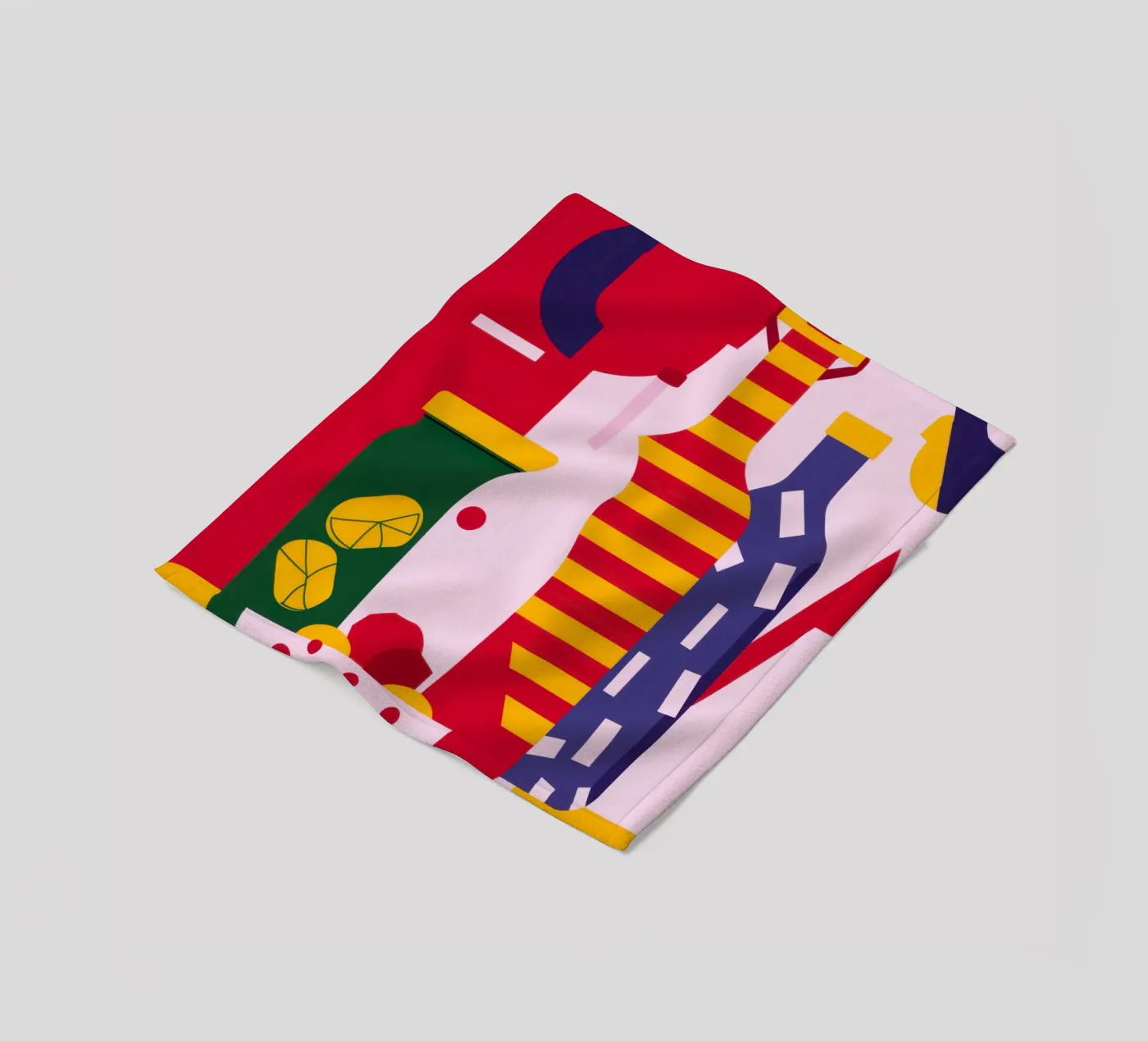 Abstract Kitchen Essentials Fleecedecke von Nova Glaze