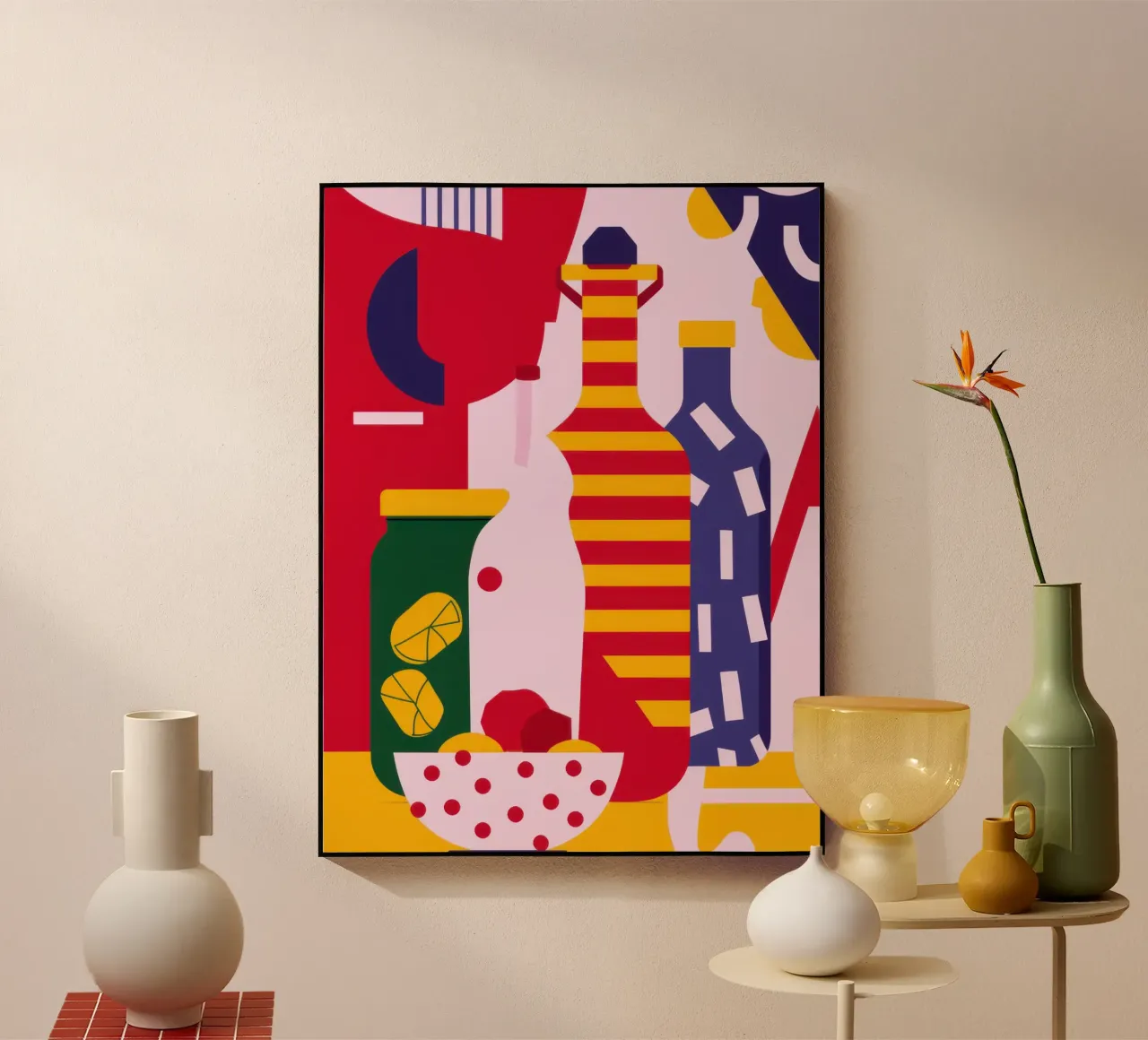 Abstract Kitchen Essentials Acryl-Glas von Nova Glaze