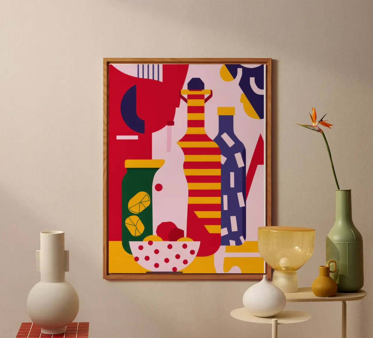 Abstract Kitchen Essentials forex plate by Nova Glaze