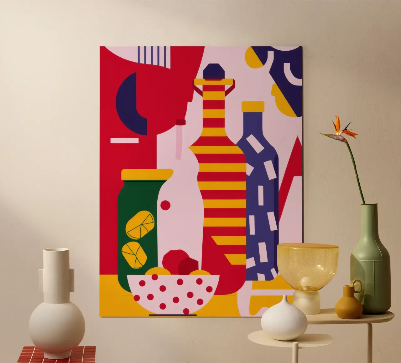 Abstract Kitchen Essentials poster da Nova Glaze