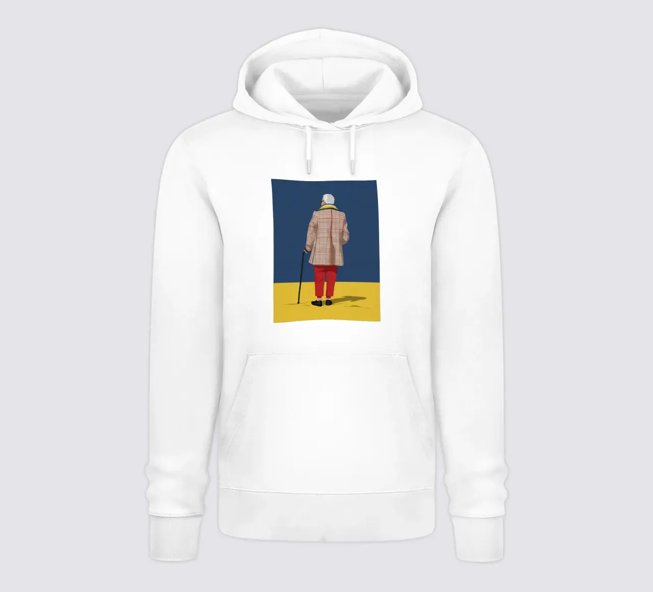 Cappotto a quadri Wanderer felpa con cappuccio da Snow Mist